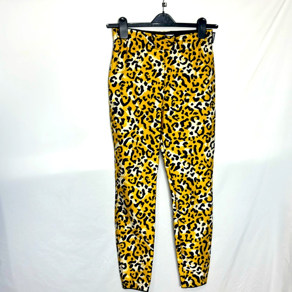 Vintage Obermeyer Leopard Print Ski Pants